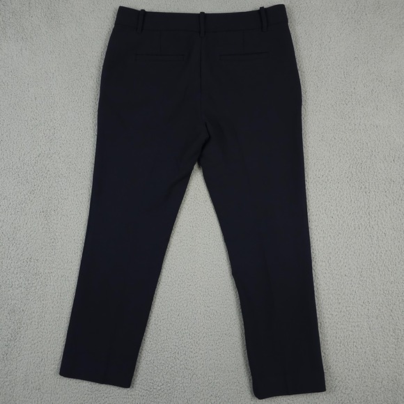 Ann Taylor Pants Womens 8 Blue Devin Fit Stretch Dress Trousers Career Office - Picture 2 of 14